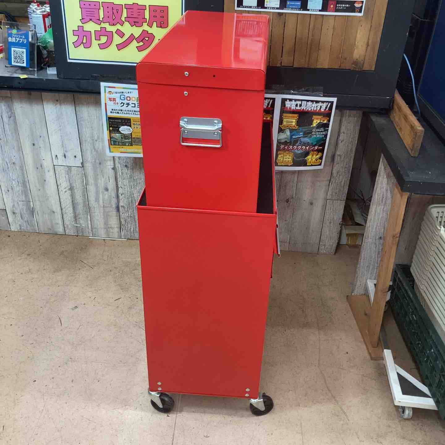 中古品/店頭受取り限定】E-Value チェスト&キャビネット レッド