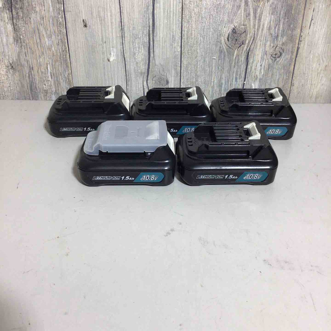 純正 マキタ makita リチウムイオンバッテリー 10.8V/1.5Ah BL1015 5個 バッテリー 10.8V 【戸田店】