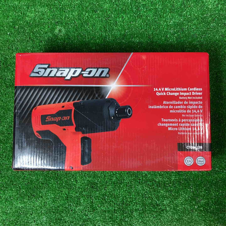 スナップオン/Snap-on 1/4 クイックチェンジインパクトドライバ 本体のみ CTQ861DB レッド【岩槻店】