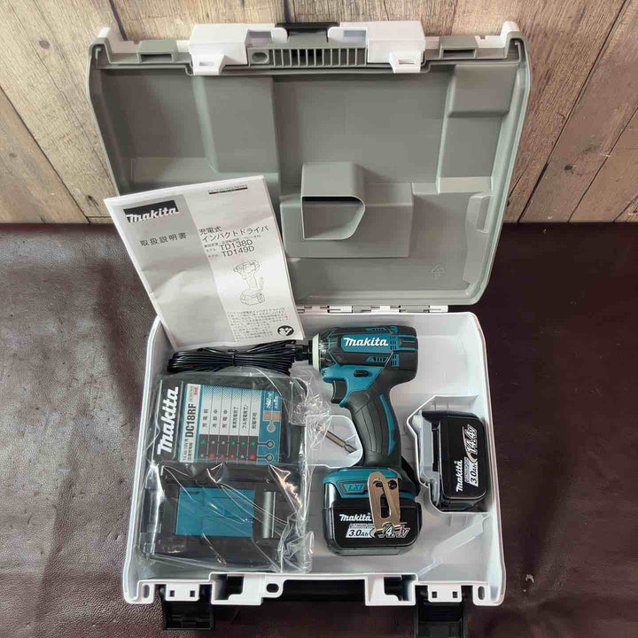 送料無料【未使用品】純正 マキタ(makita) コードレスインパクトドライバー TD138DRFX 14.4V フルセット【柏店】