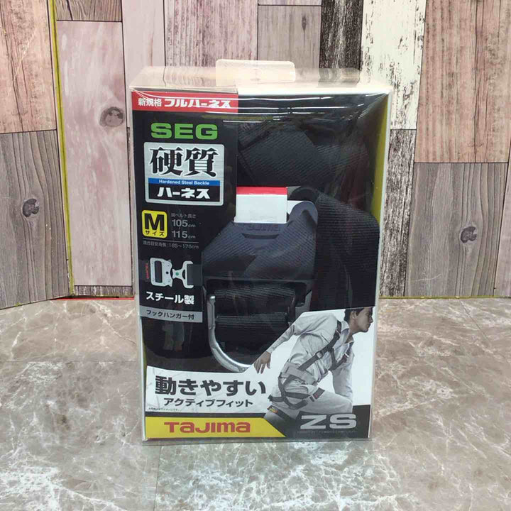 □タジマ(Tajima) ハーネスZS 黒 Mサイズ AZSM-BK【八潮店】