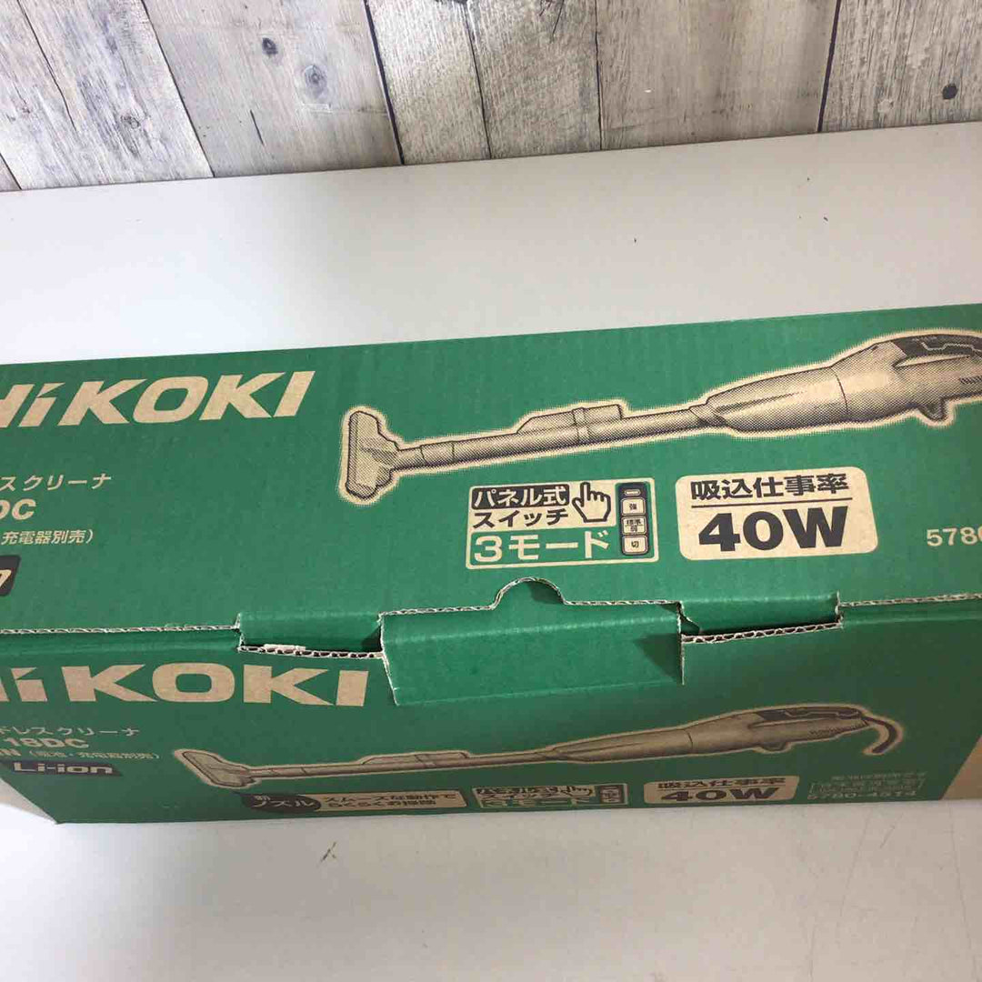 ★ハイコーキ(HIKOKI ※旧:日立工機) コードレスクリーナー R18DC(NN)【戸田店】
