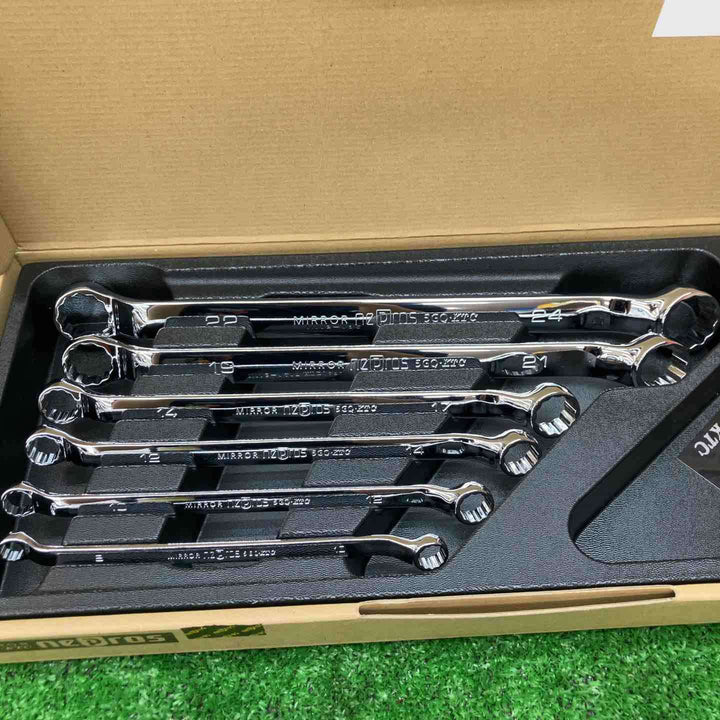 ◇京都機械工具(KTC) ネプロス(nepros) 45°メガネレンチセット NTM506 45°×6°めがねレンチセット 6本組【川越店】