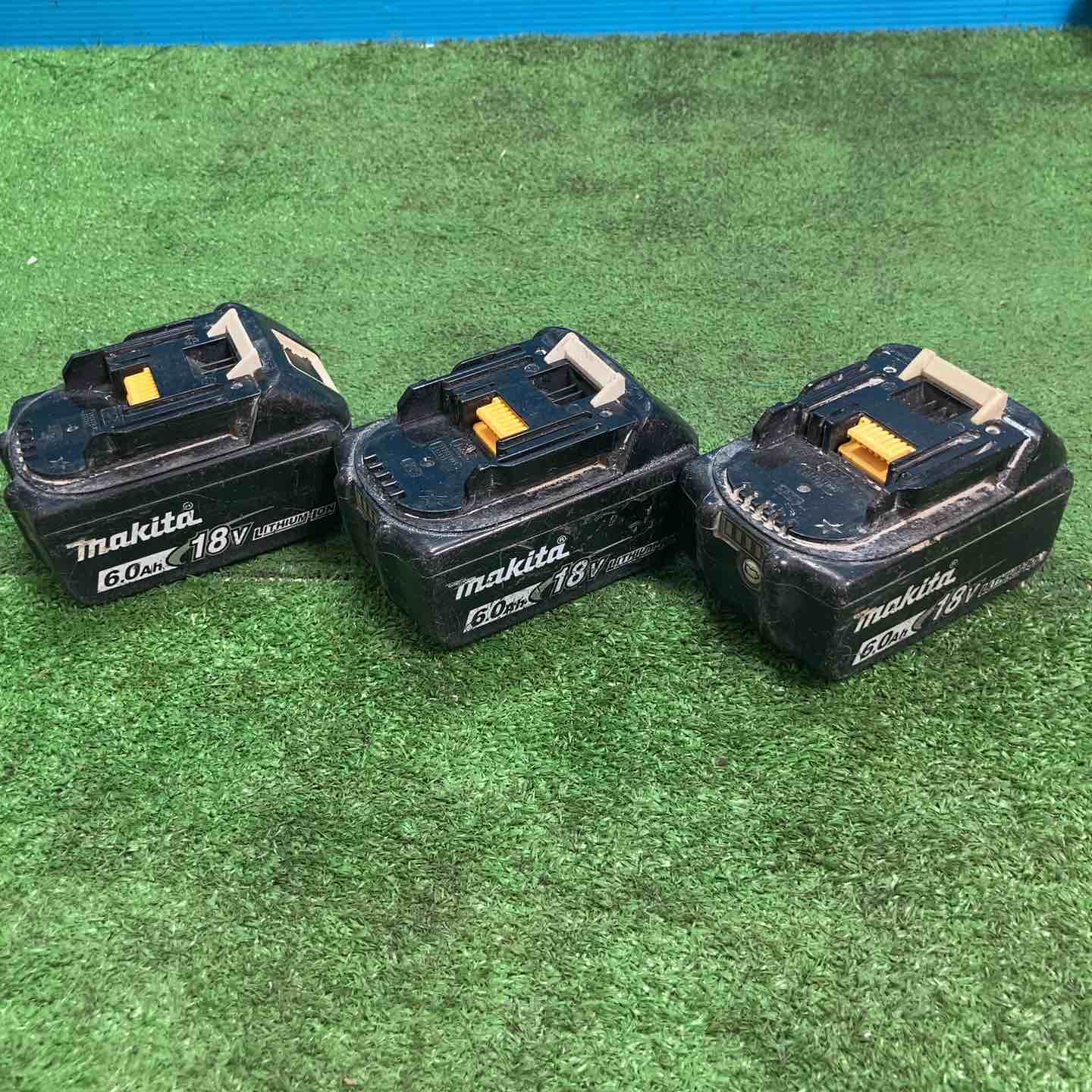 ジャンク品】マキタ(makita) 純正バッテリー15点 18V6.0Ah残量表示付