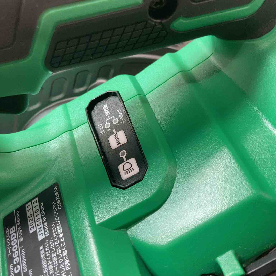 【中古美品】ハイコーキ(HIKOKI ※旧:日立工機) コードレスマルノコ C3606DB(2XPSZ) バッテリー1個【東大和店】