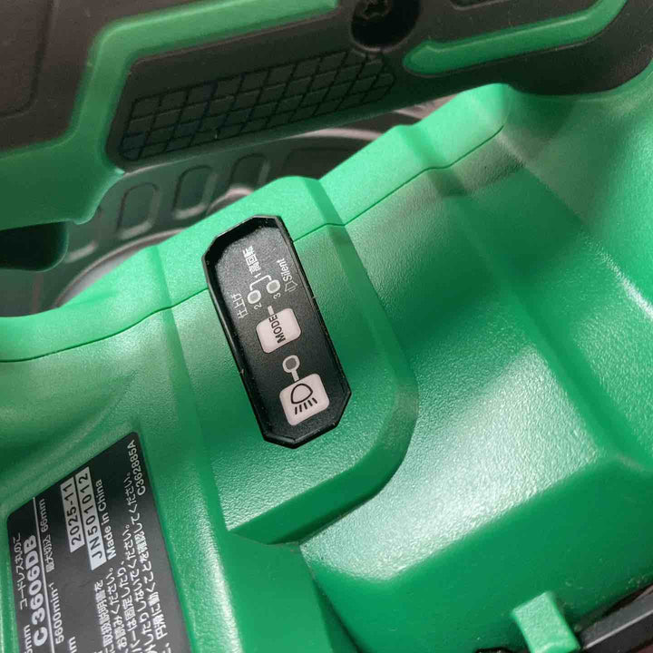 【中古美品】ハイコーキ(HIKOKI ※旧:日立工機) コードレスマルノコ C3606DB(2XPSZ) バッテリー1個【東大和店】