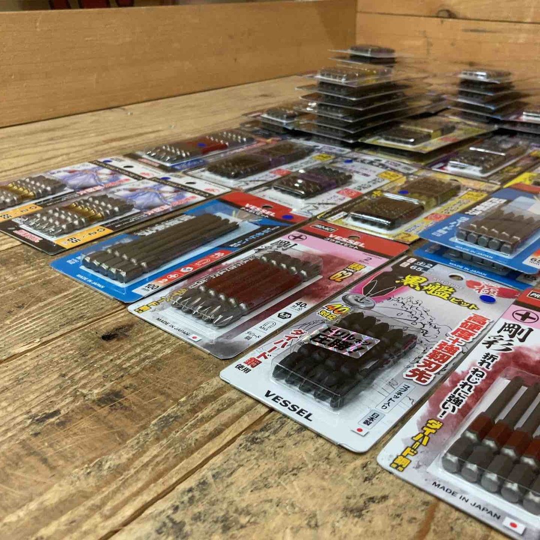 【特価】インパクト ビットまとめ売り 5本入 100セット(ビット計500本) VESSEL ベッセル SUNFLAG ANEX アネックス +2【所沢店】