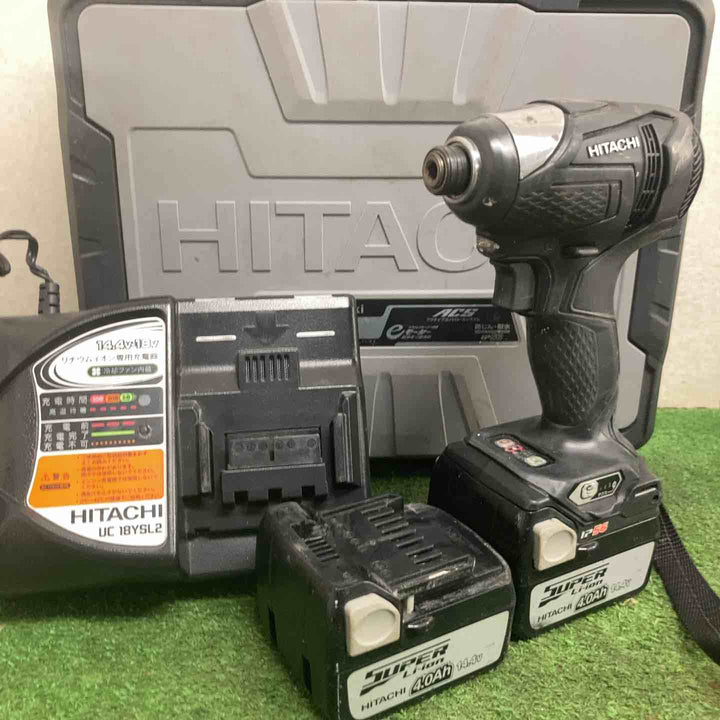 日立工機 インパクトドライバー ストロングブラック WH14DDL2(2LYPK)(B)【町田店】