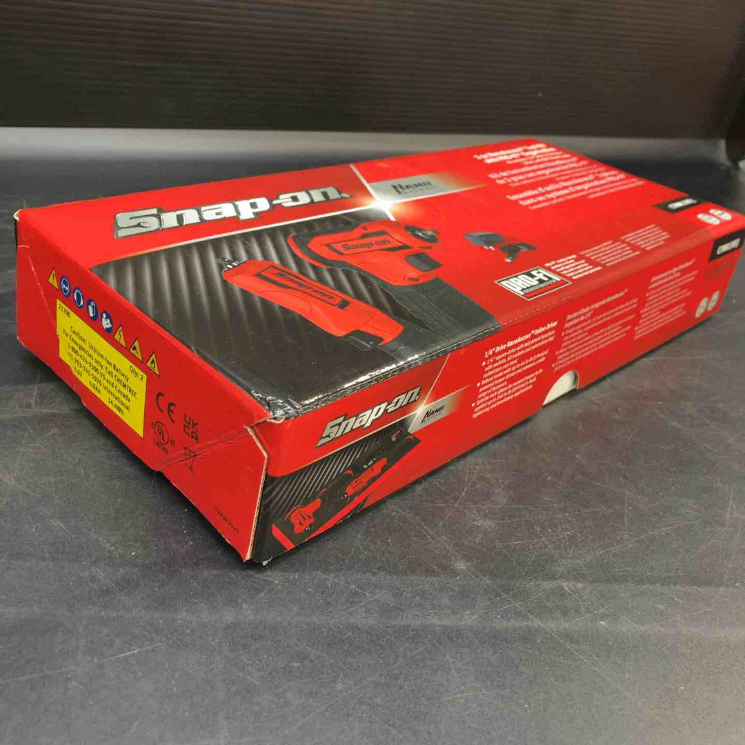 【未使用品】スナップオン1/4 ナノアクセスツールキット (小型充電式ドライバー2種セット)CTNN13KFJ【川越店】