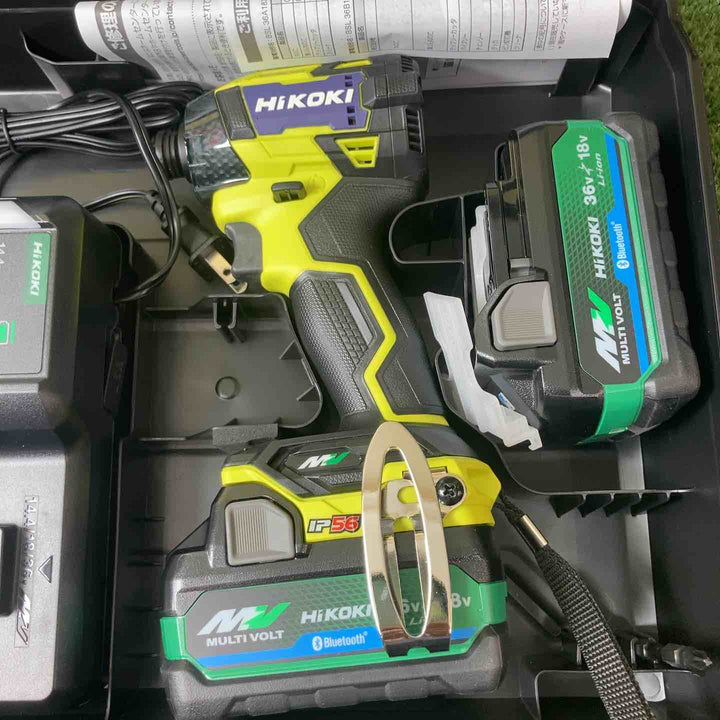 ★ハイコーキ(HIKOKI ※旧:日立工機) コードレスインパクトドライバ スパイダーイエロー WH36DD(2XHYSZ)【川崎店】