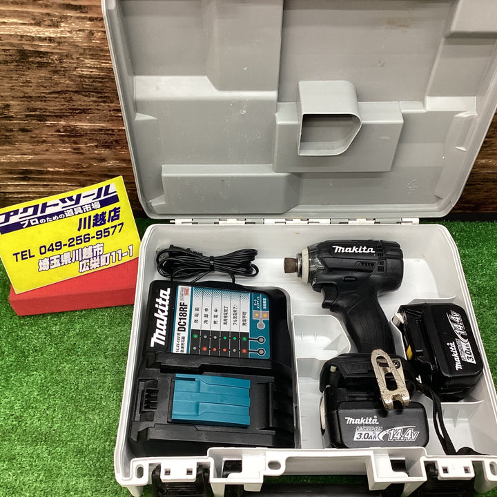 ★マキタ(makita) コードレスインパクトドライバー TD138DRFXB【川越店】