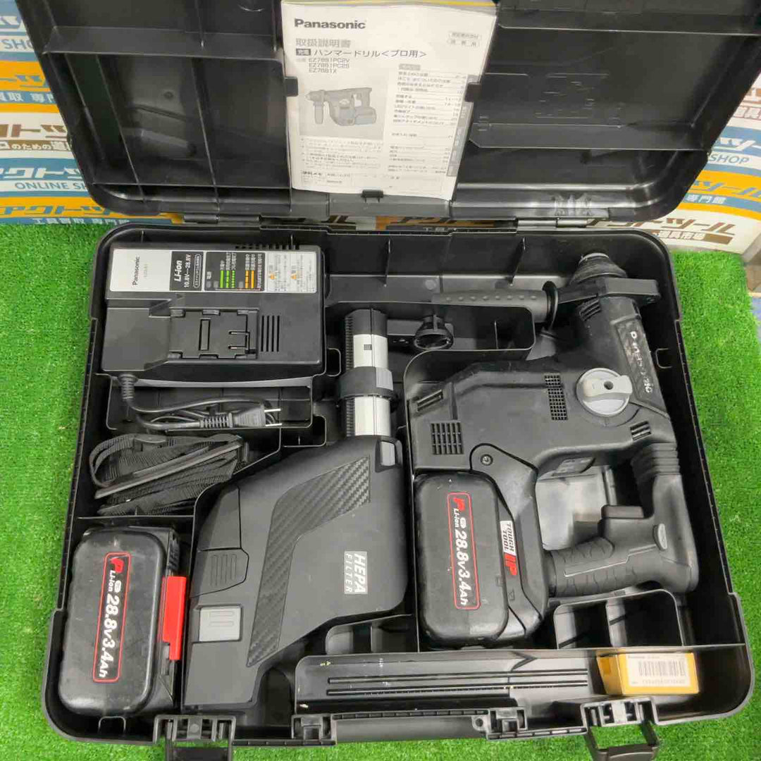 ★パナソニック(Panasonic) コードレスハンマドリル EZ7881PC2V-B【草加店】