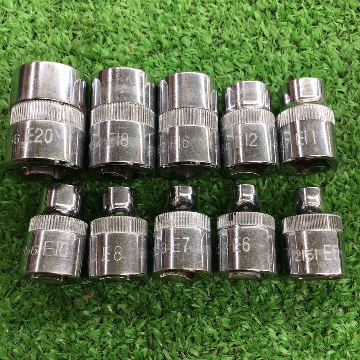 【中古】 シグネット 3/8" トルクスソケットセット Tソケット11本、Eソケット10本 【桶川店】
