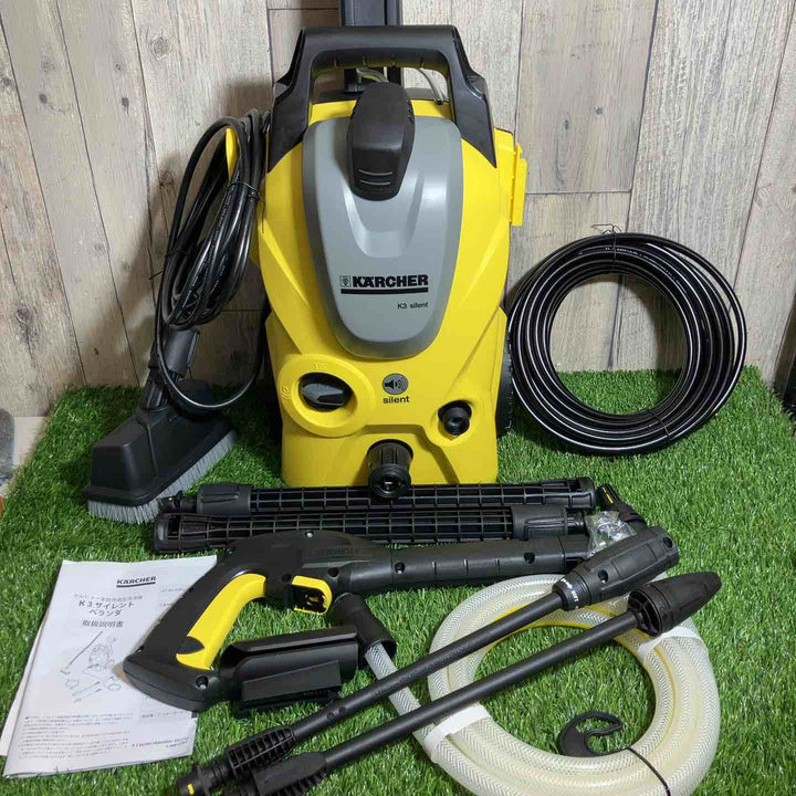 【美品】◇ケルヒャー(Karcher)高圧洗浄機 K 3 サイレント プラス ベランダ(50Hz) 1.603-202.0【戸田店】