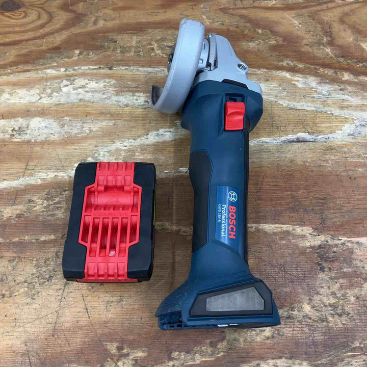 【中古品】◇ボッシュ BOSCH 100mm コードレスグラインダー GWS18V-8 18V バッテリー1個付き！【柏店】