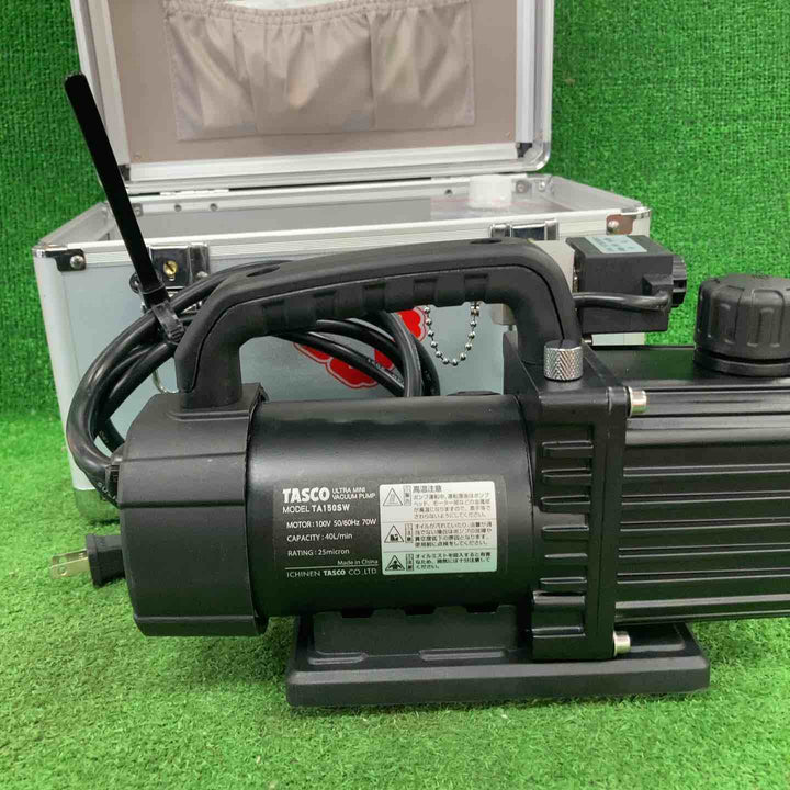 ◇イチネンTASCO オイル逆流防止弁付ウルトラミニツーステージ真空ポンプ TA150SW【川崎店】