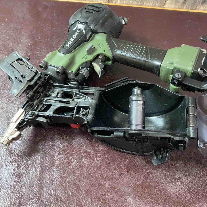 【中古品】ハイコーキ(HIKOKI ※旧:日立工機) 高圧エア釘打ち機 特別限定色 アブソリュートグリーン NV50HR2(SAG)【東大和店】