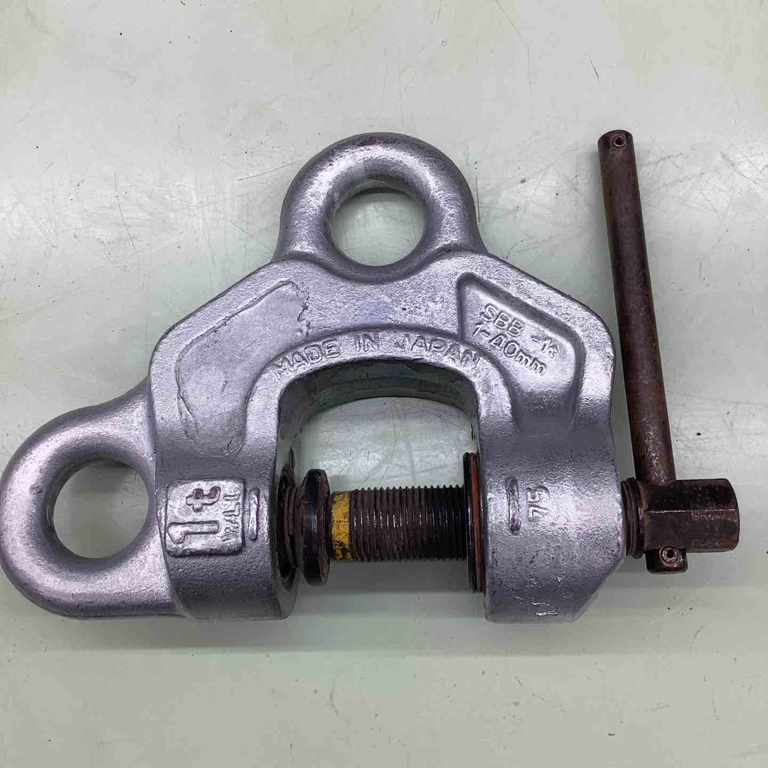 イーグルクランプ 1ｔ 2個セット NDJ-3081 DCK-4576 鋼板 形鋼 鉄骨 コンクリート製品 つり上げ 運搬 据え付け【越谷店】