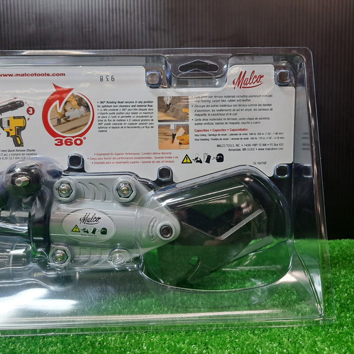 MALCO ターボシャー VC TSV1 V54405R 電動金切り鋏 板金鋏 若井産業 長刃 六角軸【岩槻店】