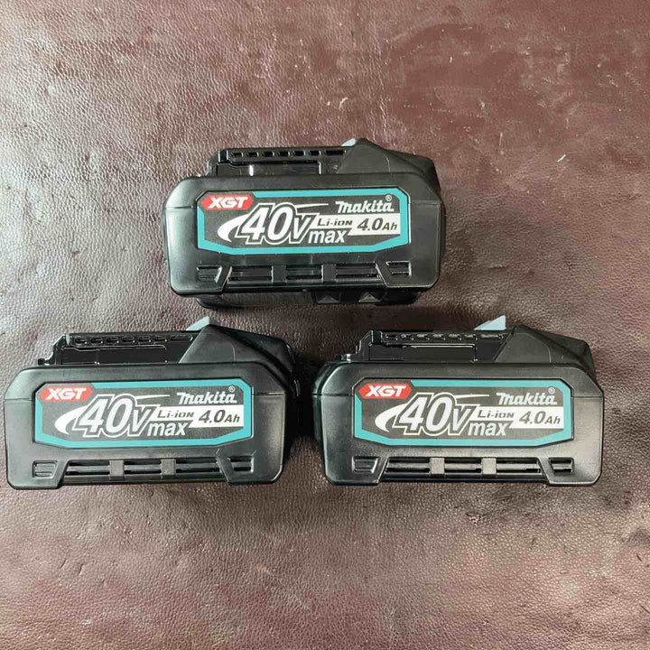 【未使用品(店頭展示品)】マキタ(makita) リチウムイオンバッテリー 40Vmax/4.0Ah BL4040 3点まとめ【東大和店】