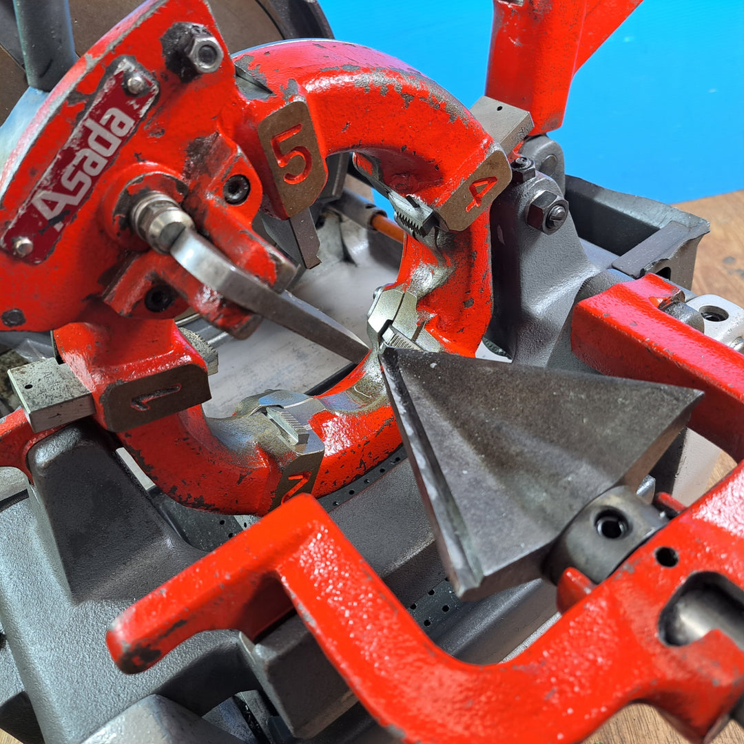 【店頭受取り限定】アサダ/Asada ねじ切り機 ビーバー100 通電・オイル循環OK【岩槻店】