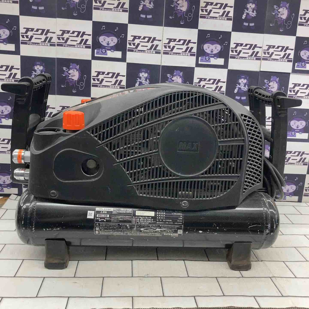 max コンプレッサー　ak-hh1270e3 ブラック ☆マックス(MAX) エアコンプレッサー AK-HH1270E3_ブラック