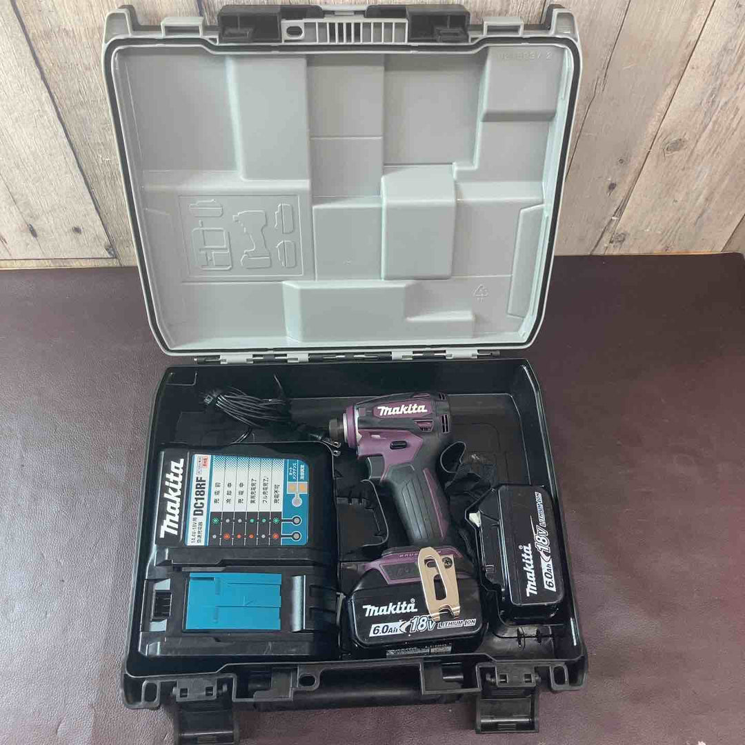 【中古品】 マキタ(makita) 18V コードレスインパクトドライバー TD172DGXAP フルセット 人気色パープル/紫【東大和店】