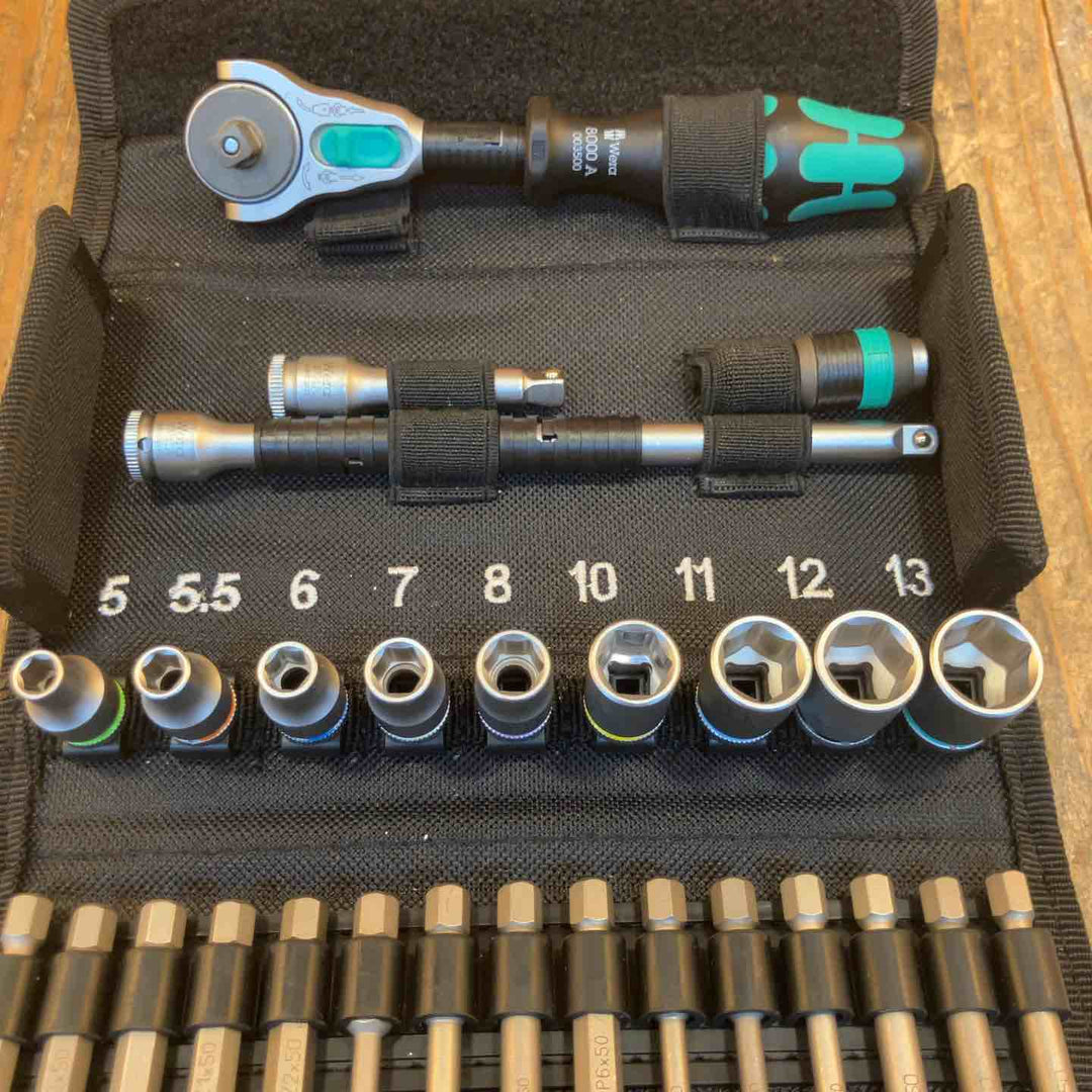 ◇ヴェラ(wera) Zyklop スピードラチェットレンチ 8000A 28点セット【所沢店】