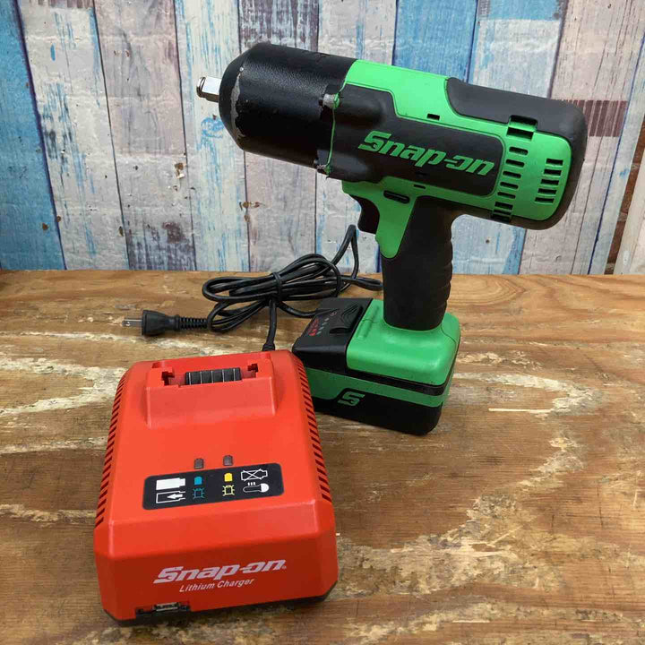 【中古品】◇Snap-on 18V 1/2 コードレスインパクトレンチ CTJ8850 バッテリー 充電器付き【柏店】