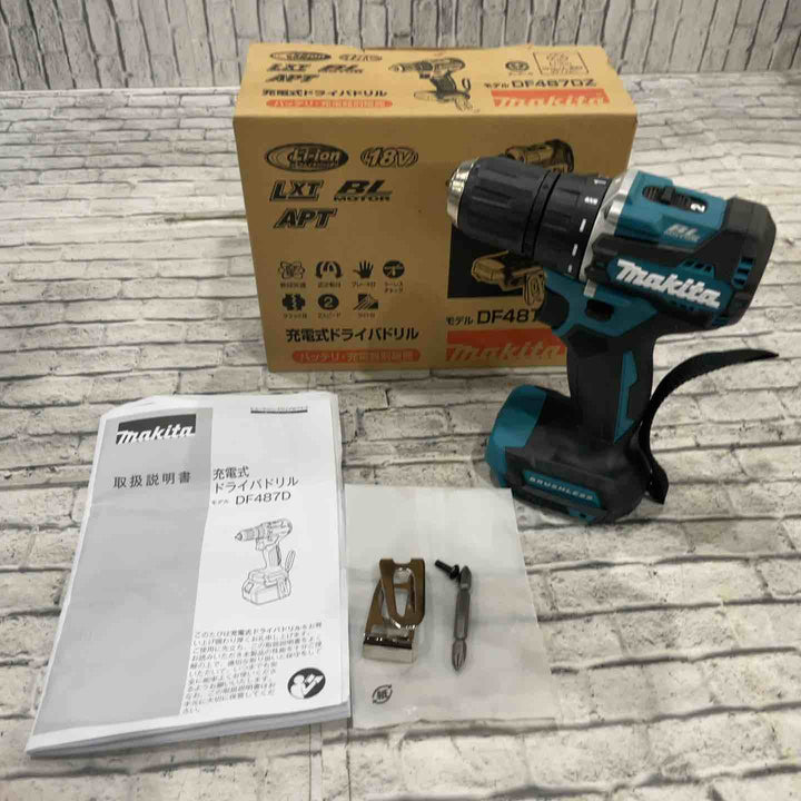 ★マキタ(makita) コードレスドリルドライバー DF487DZ【川口店】