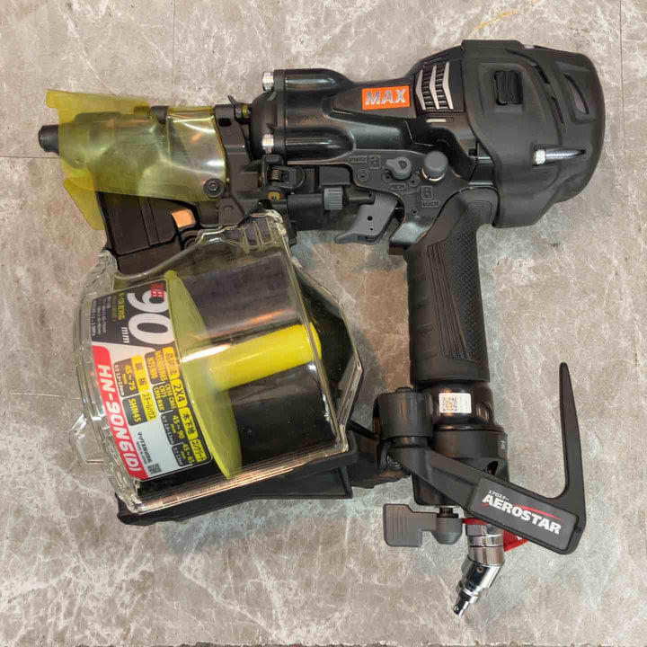 ★マックス(MAX) 高圧エア釘打ち機 HN-90N6(D)-BK【八潮店】