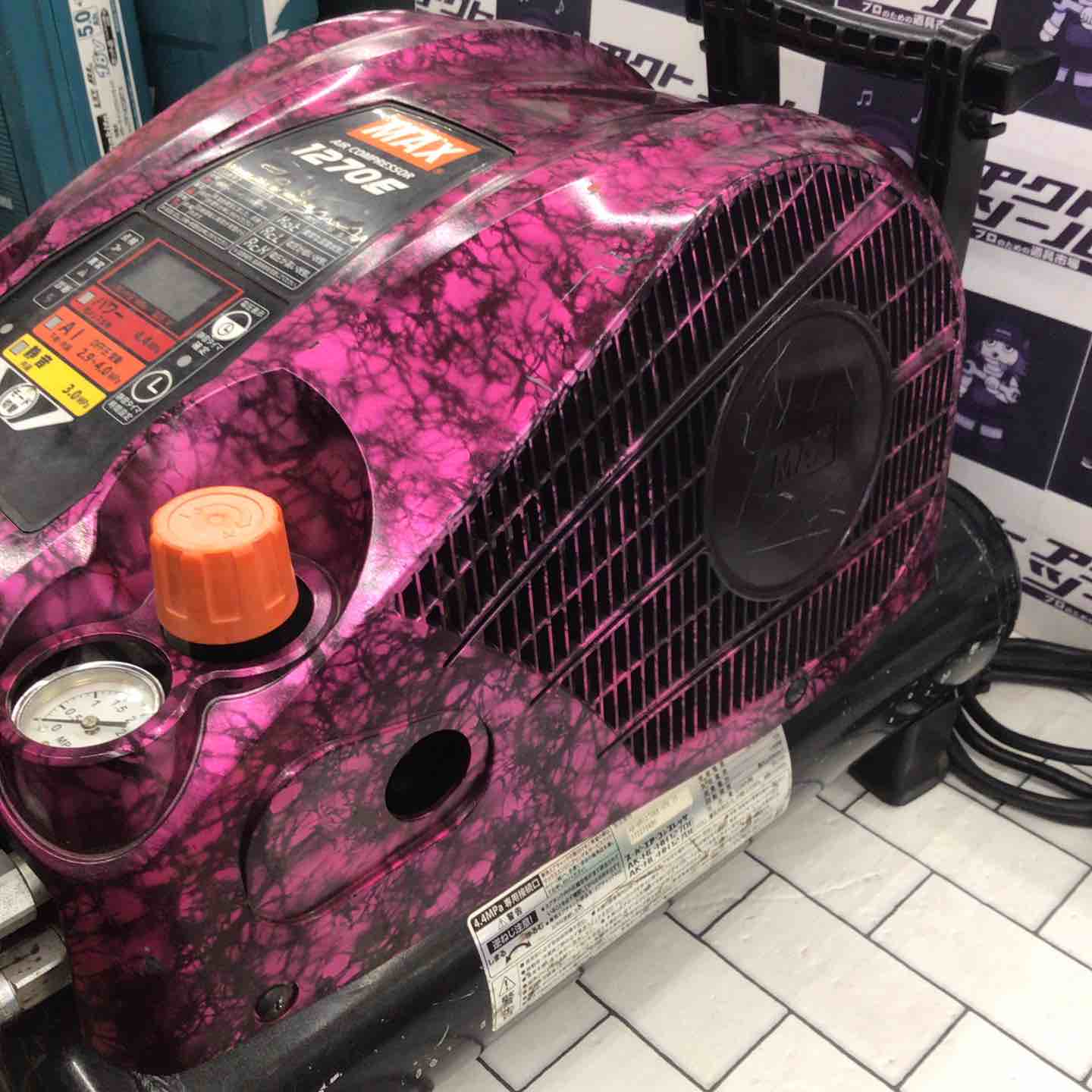 MAX マックス コンプレッサー AK-HL1270E2 メタリックピンク マックスMAX 高圧エアコンプレッサ AK-HL1270E2 【公式通販】