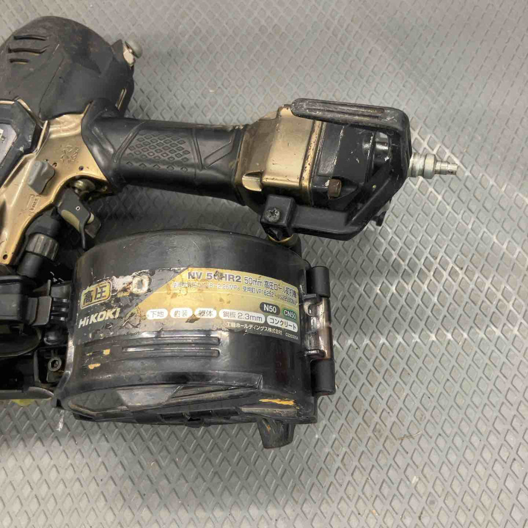 【中古品】ハイコーキ(HIKOKI ※旧:日立工機) 高圧エア釘打ち機 NV50HR2(S)【所沢店】