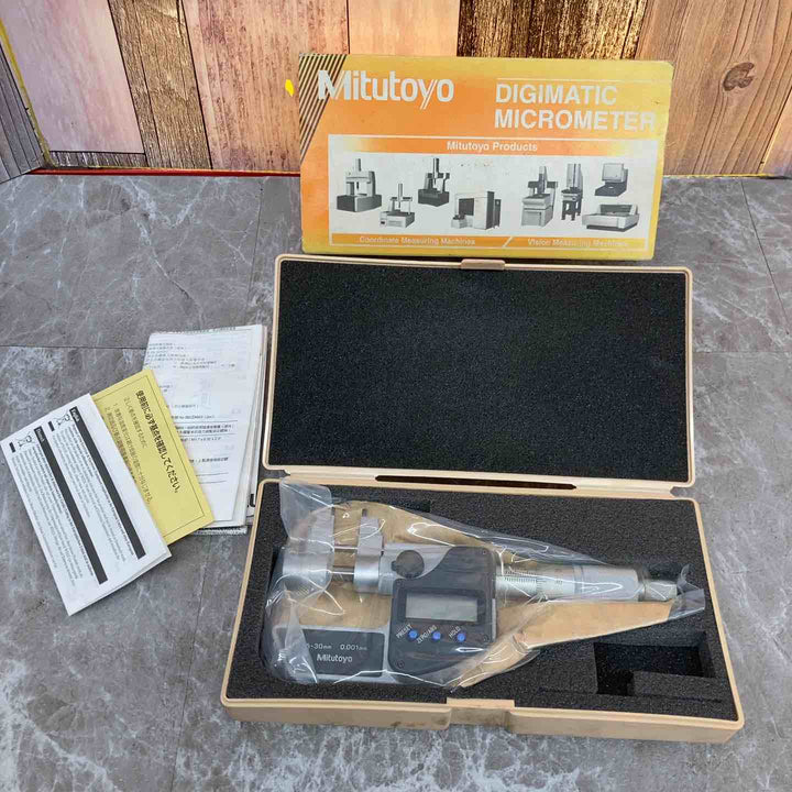 ミツトヨ(mitutoyo) キャリパー形内側マイクロメータ IMP-30MX 345-250-30【八潮店】