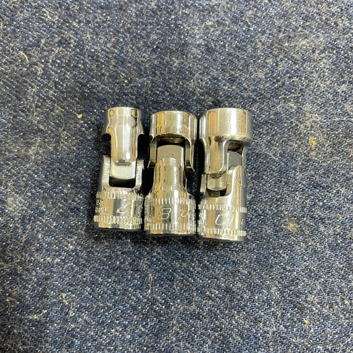 Snap-on/スナップオン 1/4インチ ユニバーサルソケット 3個 TMUM7・TMUM8A・TMUM10【八潮店】