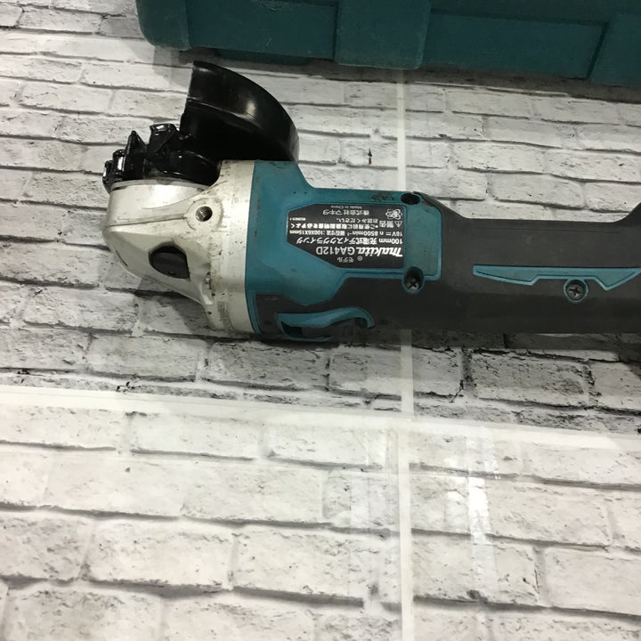 ★マキタ(makita) 100mmコードレスディスクグラインダ GA412DRGX【川口店】