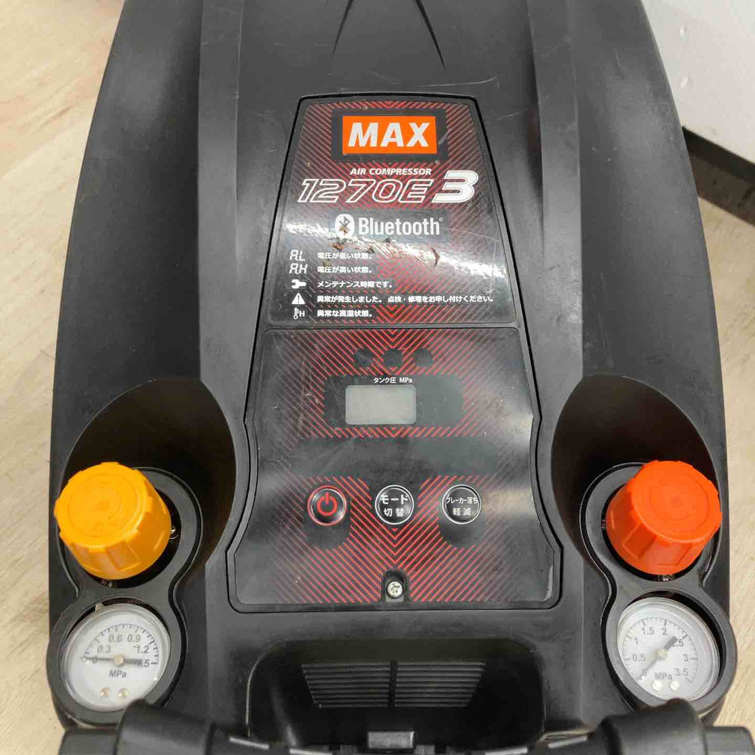 ★マックス(MAX) エアコンプレッサー AK-HL1270E3_ブラック【川越店】