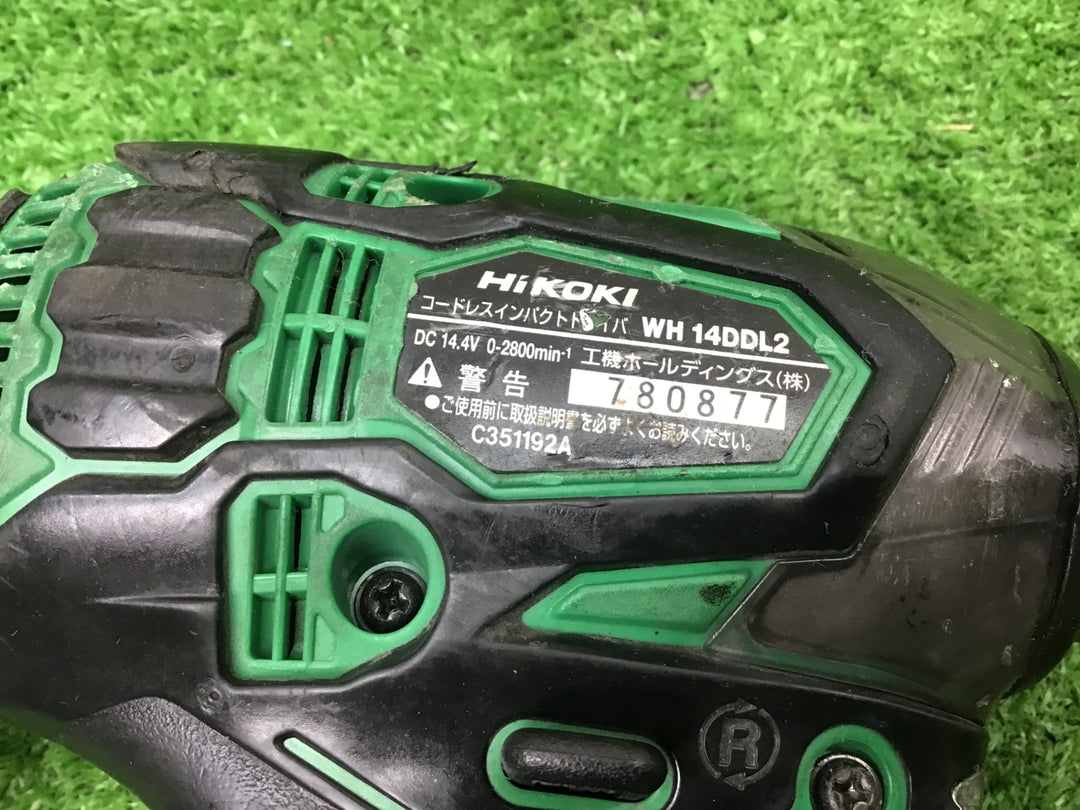 ★ハイコーキ(HIKOKI ※旧:日立工機) コードレスインパクトドライバー WH14DDL2(NN)(L)【富山店】◇A