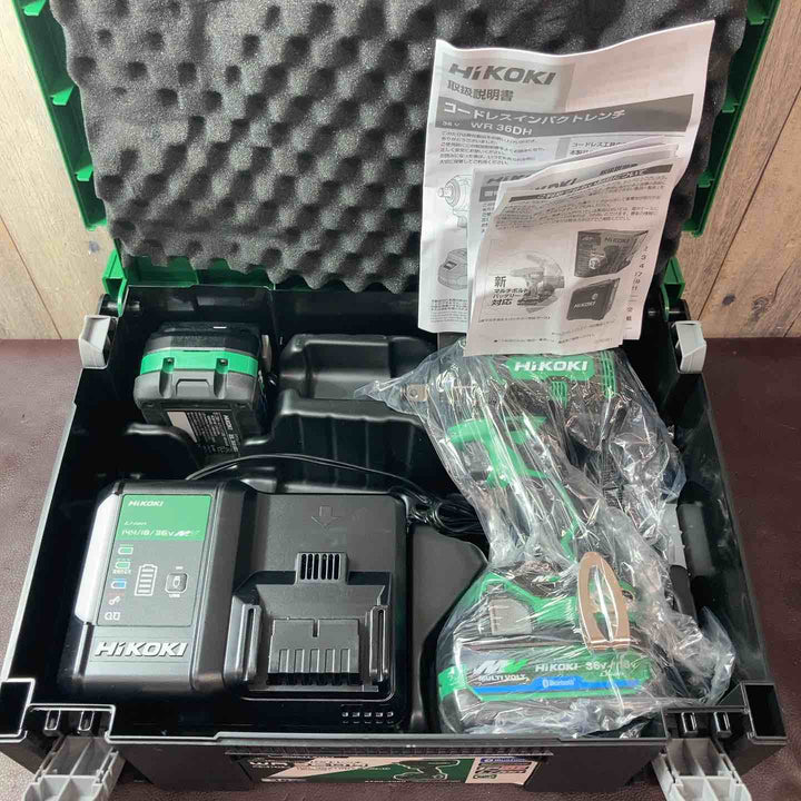 【未使用(店頭展示品)】 ハイコーキ(HIKOKI ※旧:日立工機) コードレスインパクトレンチ WR36DH(2XPSZ) 36V 【東大和店】