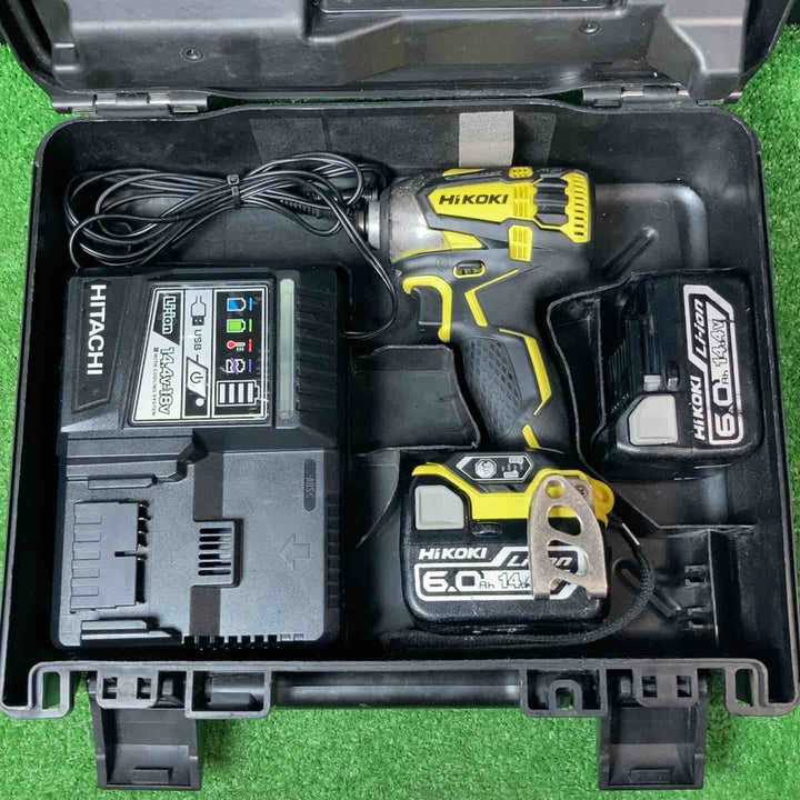 ★ハイコーキ(HIKOKI ※旧:日立工機) コードレスインパクトドライバー WH14DDL2(2LYPK)(Y)【岩槻店】
