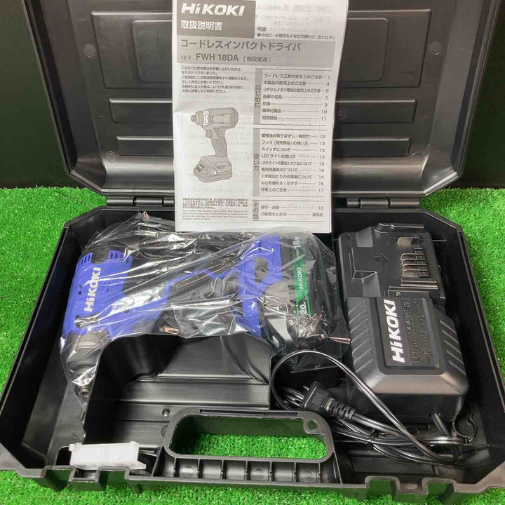 ◇ハイコーキ(HIKOKI ※旧:日立工機) コードレスインパクトドライバ  FWH18DA(BG)【岩槻店】