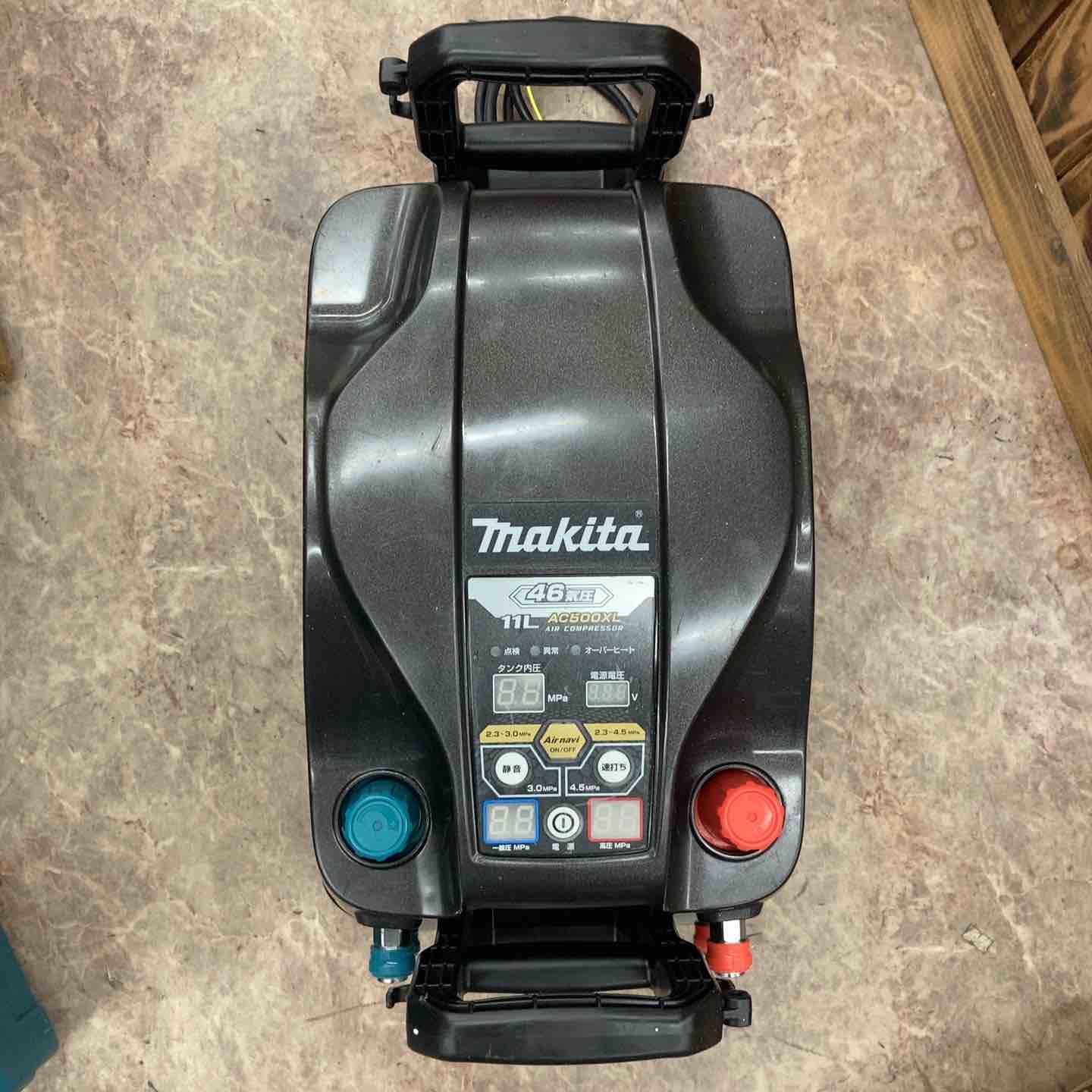 エアコンプレッサ マキタ AC500XLB マキタ エアコンプレッサ 黒 １１Ｌ ＡＣ５００ＸＬＢ の通販