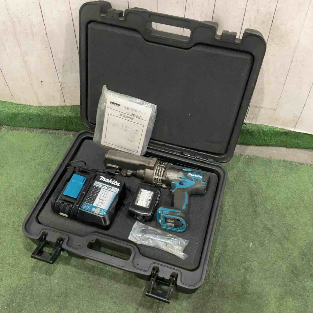 ★マキタ(makita) コードレス鉄筋カッター SC163DRG 18V フルセット 動作確認済【川口店】