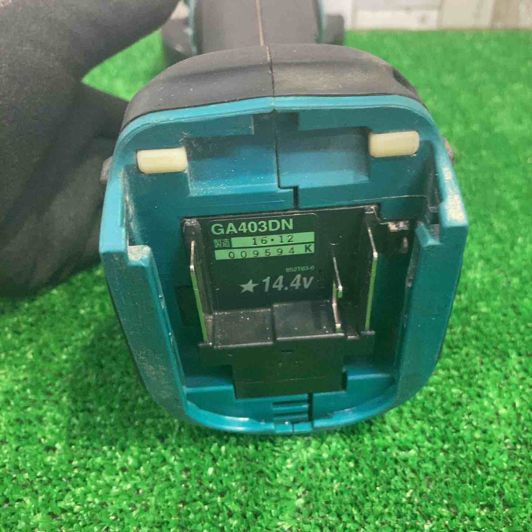 ◇マキタ(makita) 100mm コードレスディスクグラインダ GA403DZN (AG403DN)【町田店】