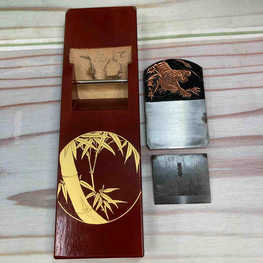 超貴重！ 石橋藤七作 銅張彫金鉋 虎彫り 【川崎店】