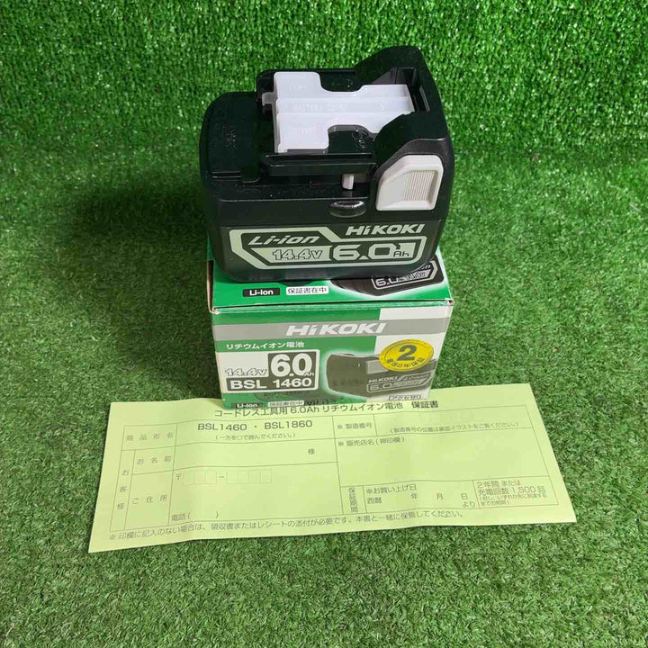 ハイコーキ(HIKOKI ※旧:日立工機) リチウムイオンバッテリー 14.4V/6.0Ah BSL1460【藤沢店】