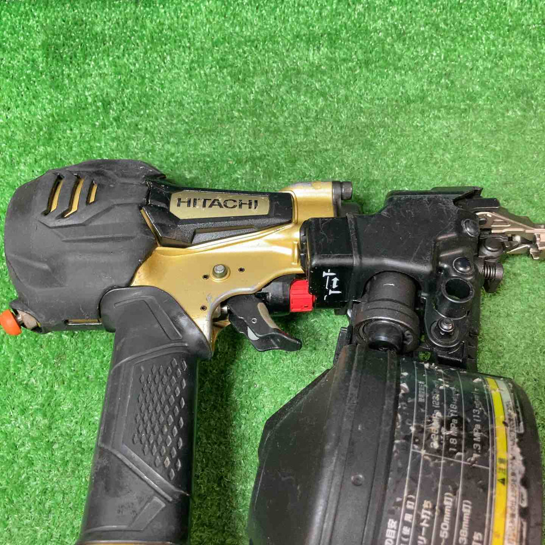 【中古品】★ハイコーキ(HIKOKI ※旧:日立工機) 高圧エア釘打ち機 NV50HR(N)【岩槻店】