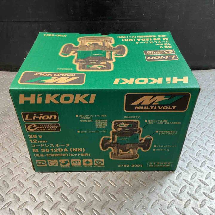 ★ハイコーキ(HIKOKI ※旧:日立工機) コードレスルーター M3612DA(NN)【川口店】