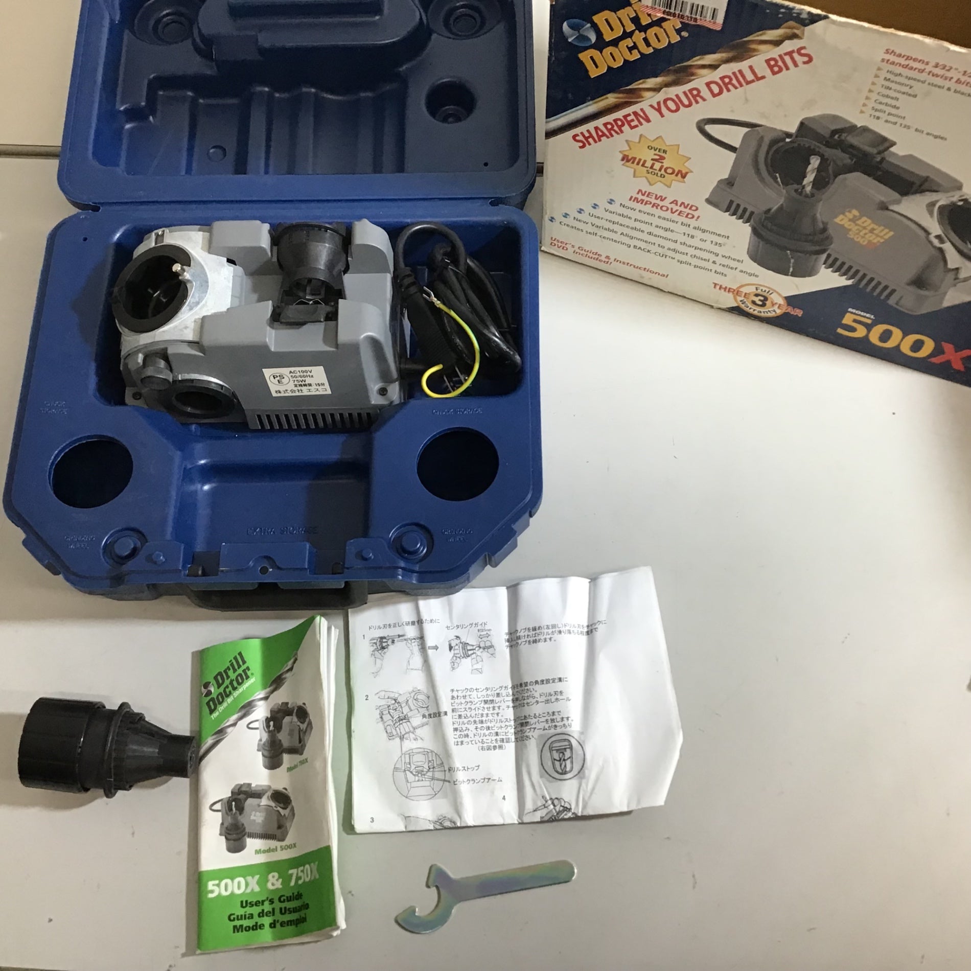 エスコ 500X ドリルドクター ドリル研磨機【野田愛宕店】【店頭取引限定】【中古】管理番号：ITTHSTNDL6QK 中古品】ドリルドクター ドリル研磨機 500X【戸田店】 – アクトツール
