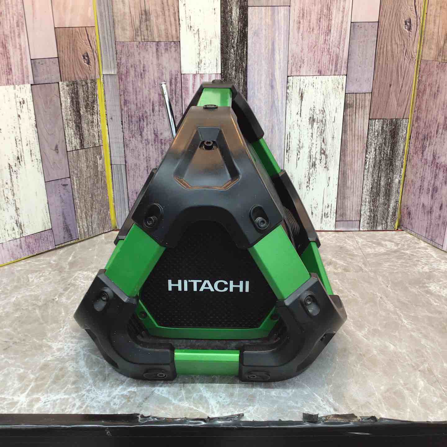 北見市発】ヒタチ HITACHI 日立 コードレスラジオ UR18DSDL 緑